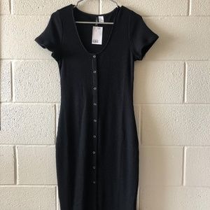 Ribbed Jersey Dress